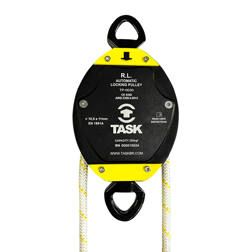 KIT R.L. POLIA BLOQUEIO AUTOMÁTICO BIDIRECIONAL ANSI CE EN - TASK