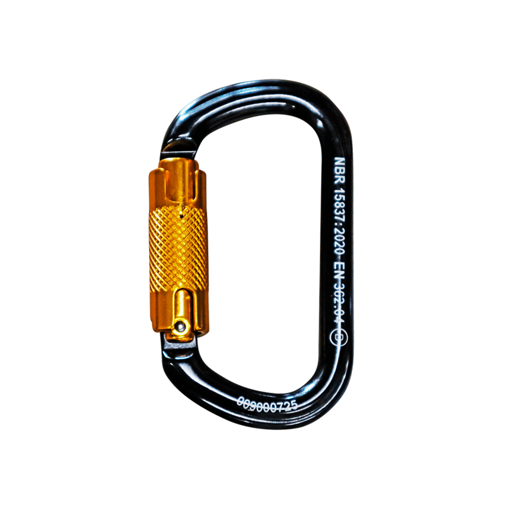 NOS SILVA コルナゴストラップ OVAL CX MASTER KRONO MOSQUETÃO OVAL ALUMÍNIO DUPLA TRAVA 25KN KEYLOCK CE EN NBR